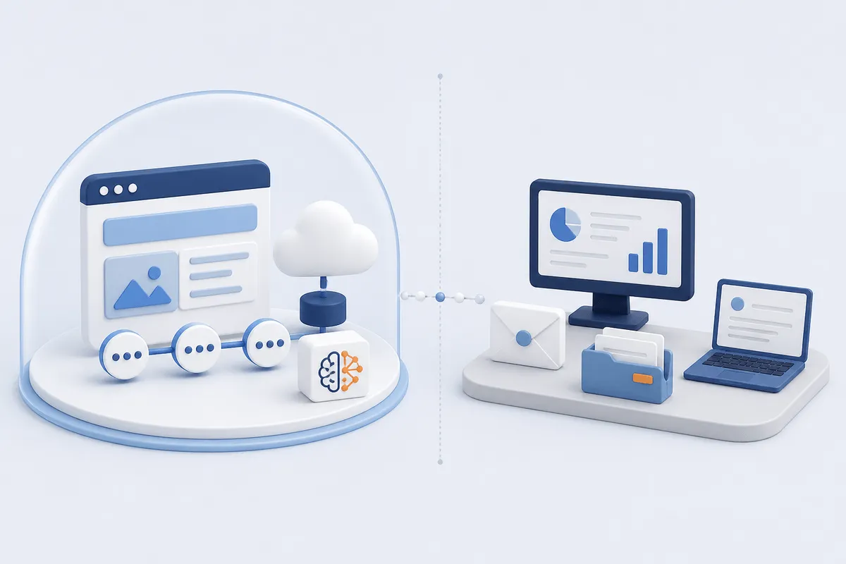 WebとAIの前線をCloudflareに任せ、社内ITを別の領域として分ける境界
