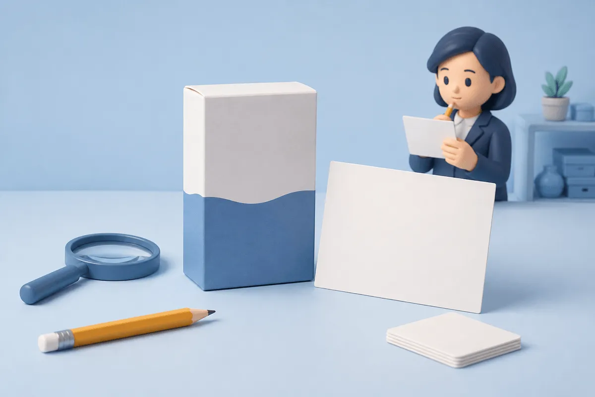 一つの商品と一種類の販促物に絞ってAIの下書きを確認する場面